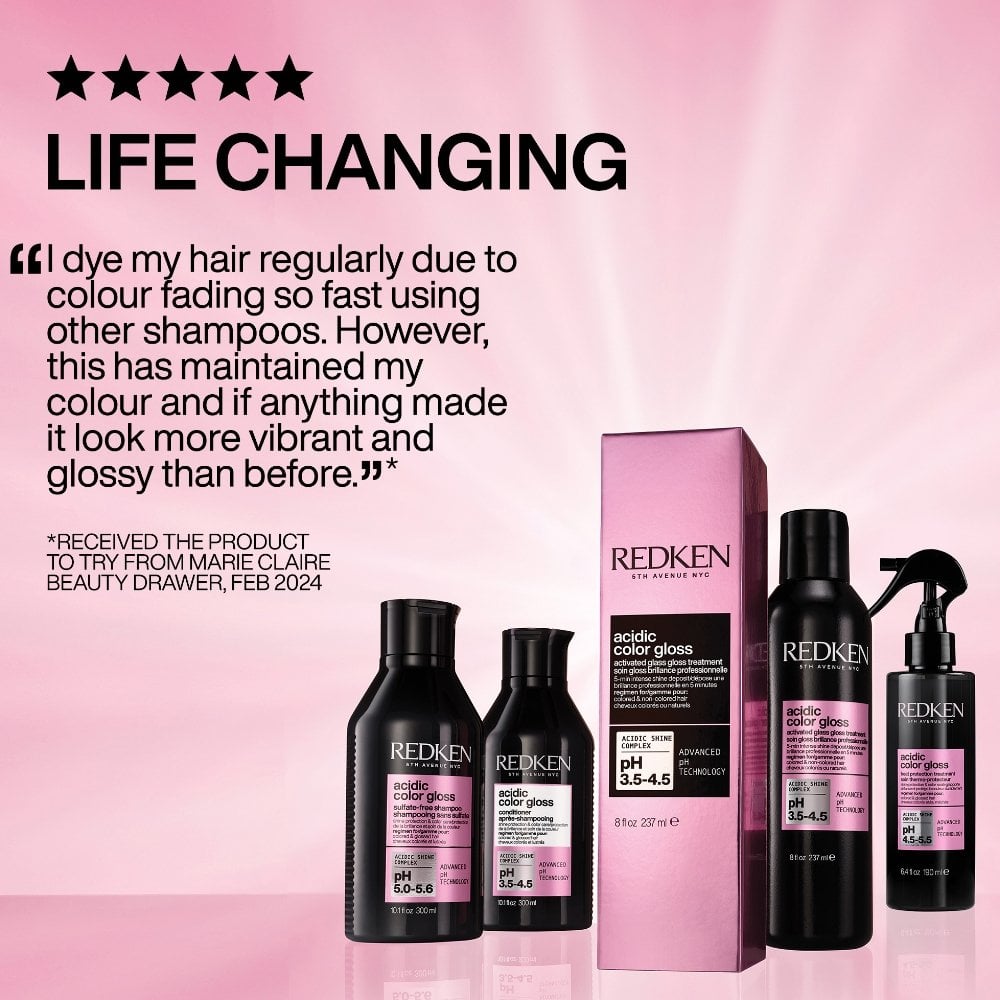Redken Acidic Colour Gloss Gentle Cleansing Sulphate-Free Shampoo 500ml