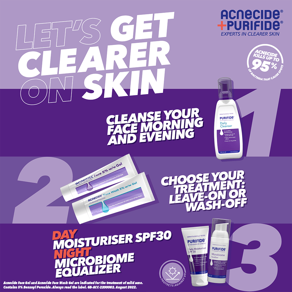 Acnecide + Purifide Purifide Daily Moisturiser SPF30 50ml