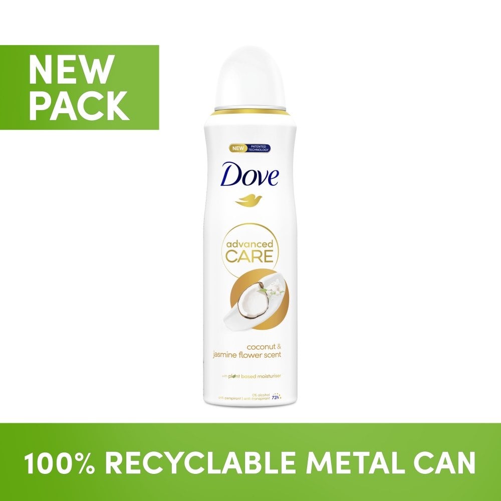 Dove Advanced Care 72h Coconut & Jasmine Flower Anti-Perspirant Deodorant Spray 200ml