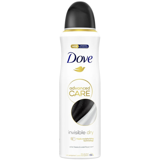 Dove Advanced Care 72h Invisible Dry White Freesia & Violet Flower Anti-Perspirant Deodorant Spray 200ml