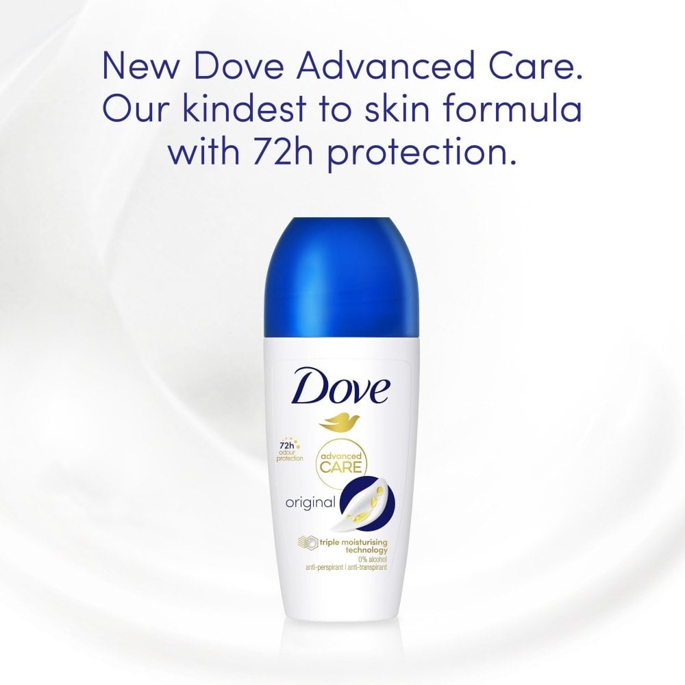 Dove Advanced Care 72h Original Anti-Perspirant Deodorant Roll-On 50ml