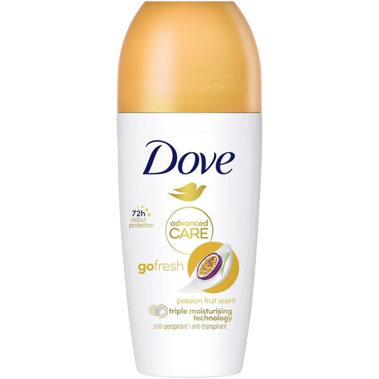 Dove Advanced Care 72h Go Fresh Passionfruit Anti-Perspirant Deodorant Roll-On 50ml