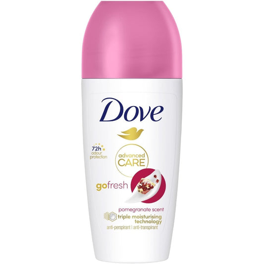 Dove Advanced Care 72h Go Fresh Pomegranate Anti-Perspirant Deodorant Roll-On 50ml