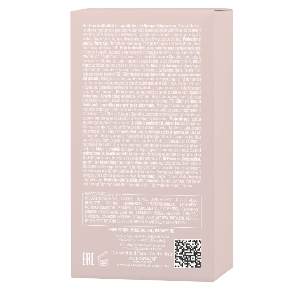 Alfaparf Milano Keratin Therapy Lisse Design Leave-In The Oil 50ml