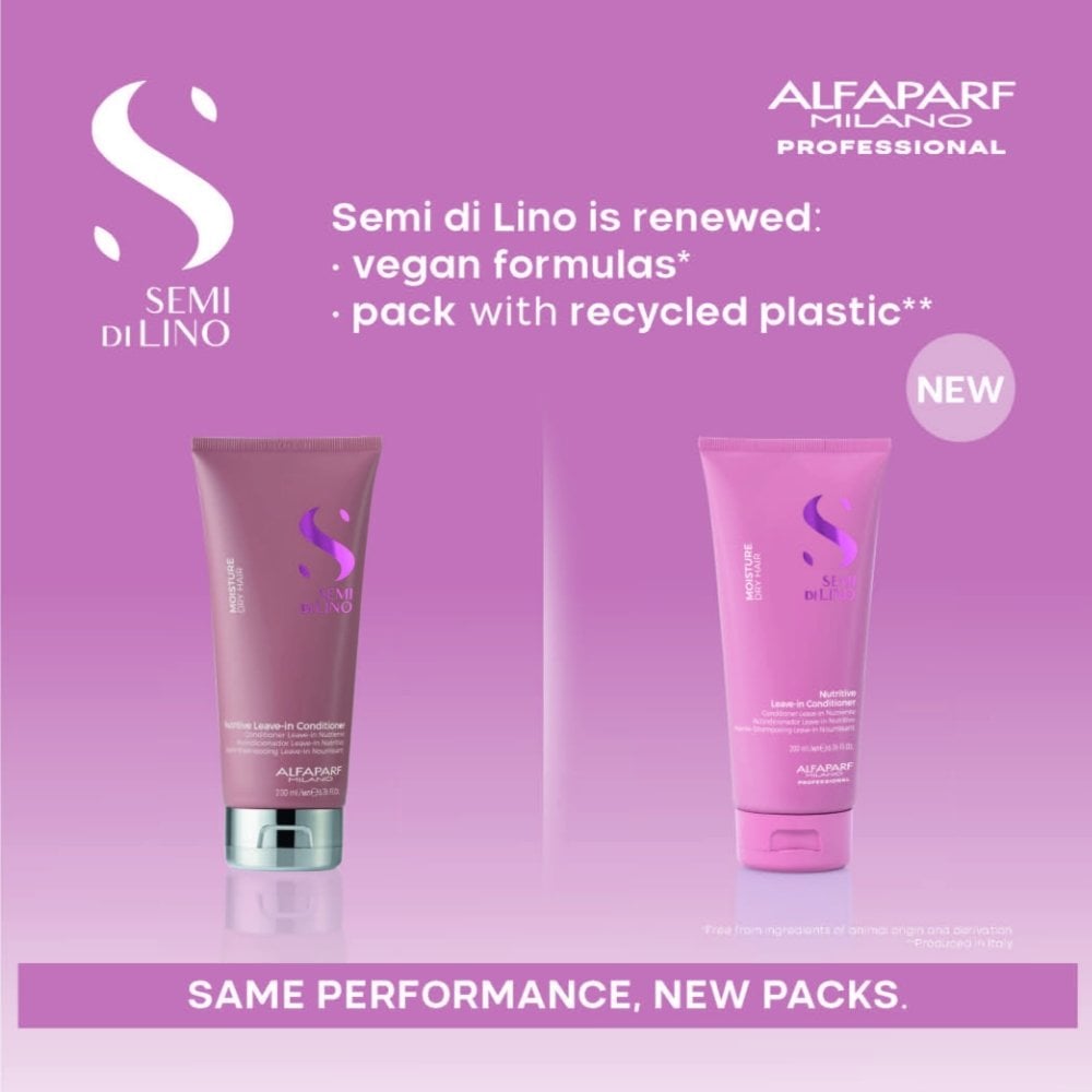 Alfaparf Milano Semi Di Lino Moisture Nutritive Leave-In Conditioner 200ml