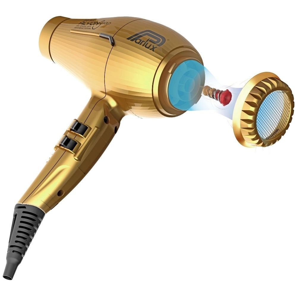 Parlux Alyon Air Ionizer Hair Dryer Gold