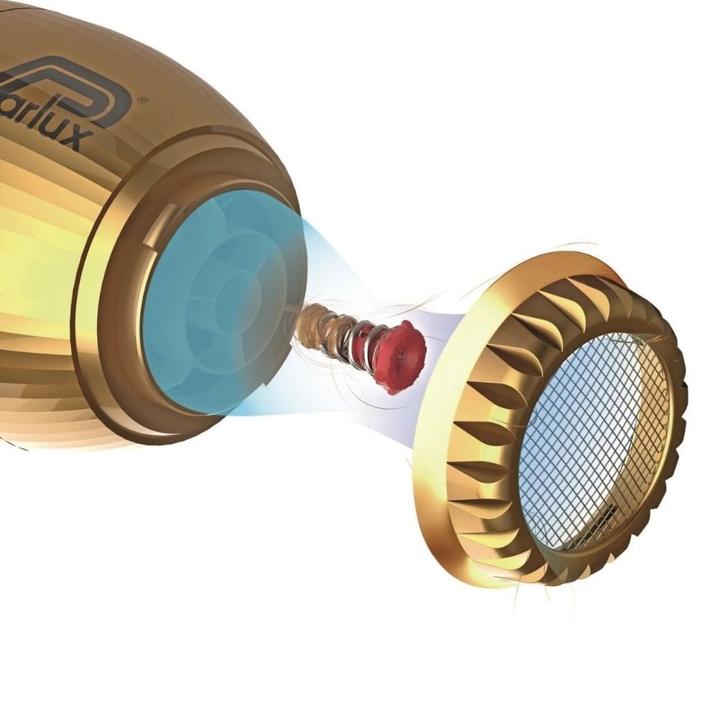 Parlux Alyon Air Ionizer Hair Dryer Gold