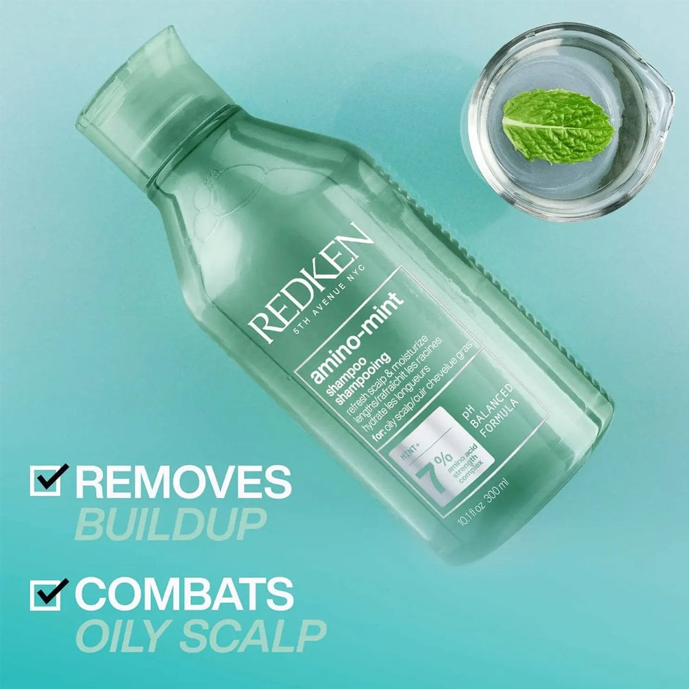 Redken Amino-Mint Scalp Refresh Shampoo for Oily Scalps 300ml