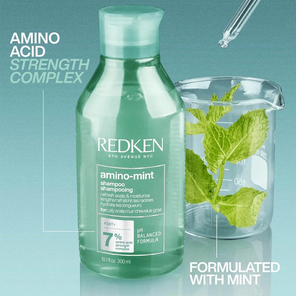 Redken Amino-Mint Scalp Refresh Shampoo for Oily Scalps 300ml