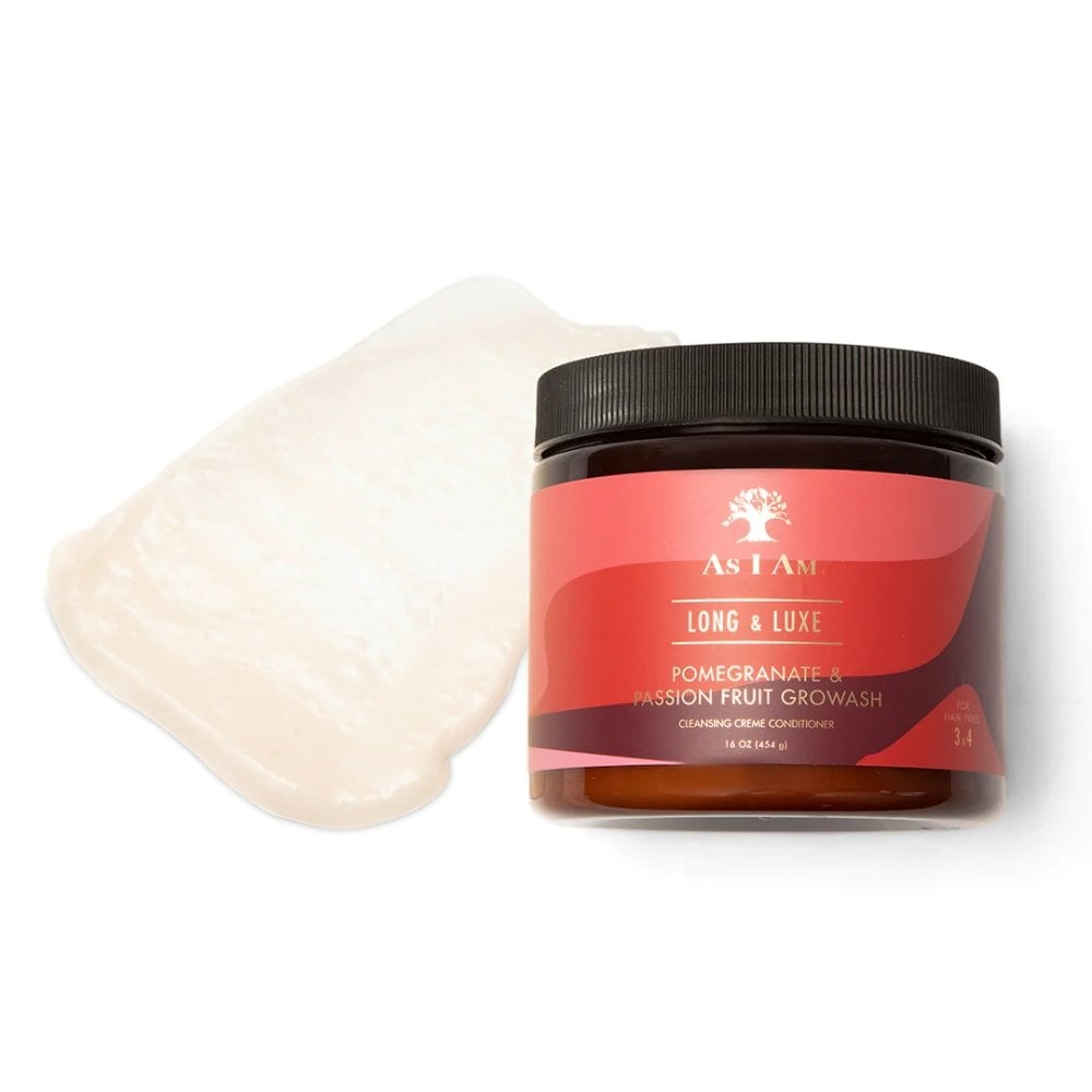 As I Am Long & Luxe GroWash Cleansing Creme Conditioner 454g