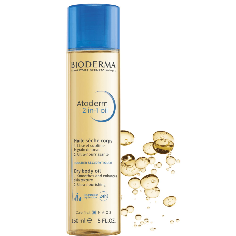 Bioderma Atoderm 2-In-1 Ultra Nourishing Dry Body Oil 150ml