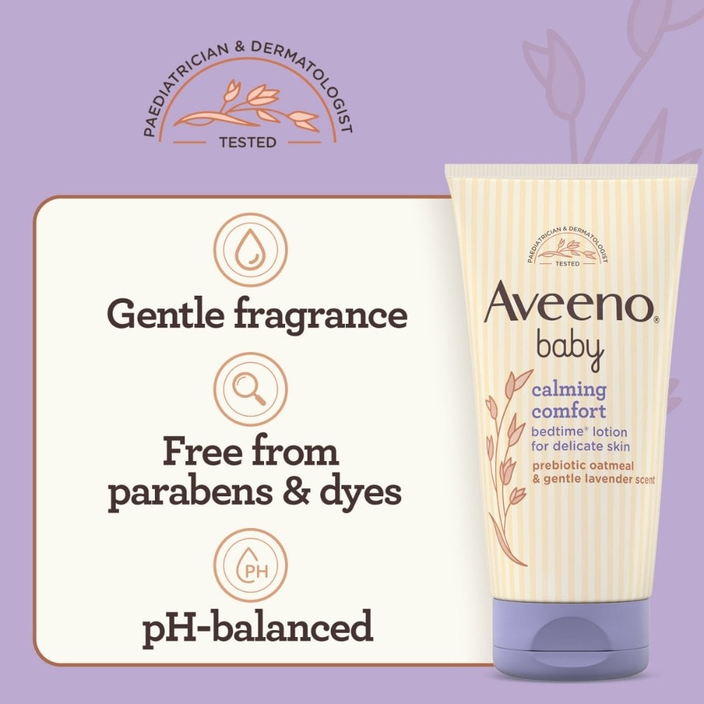 Aveeno Baby Calming Comfort Bedtime Bath & Wash 250ml