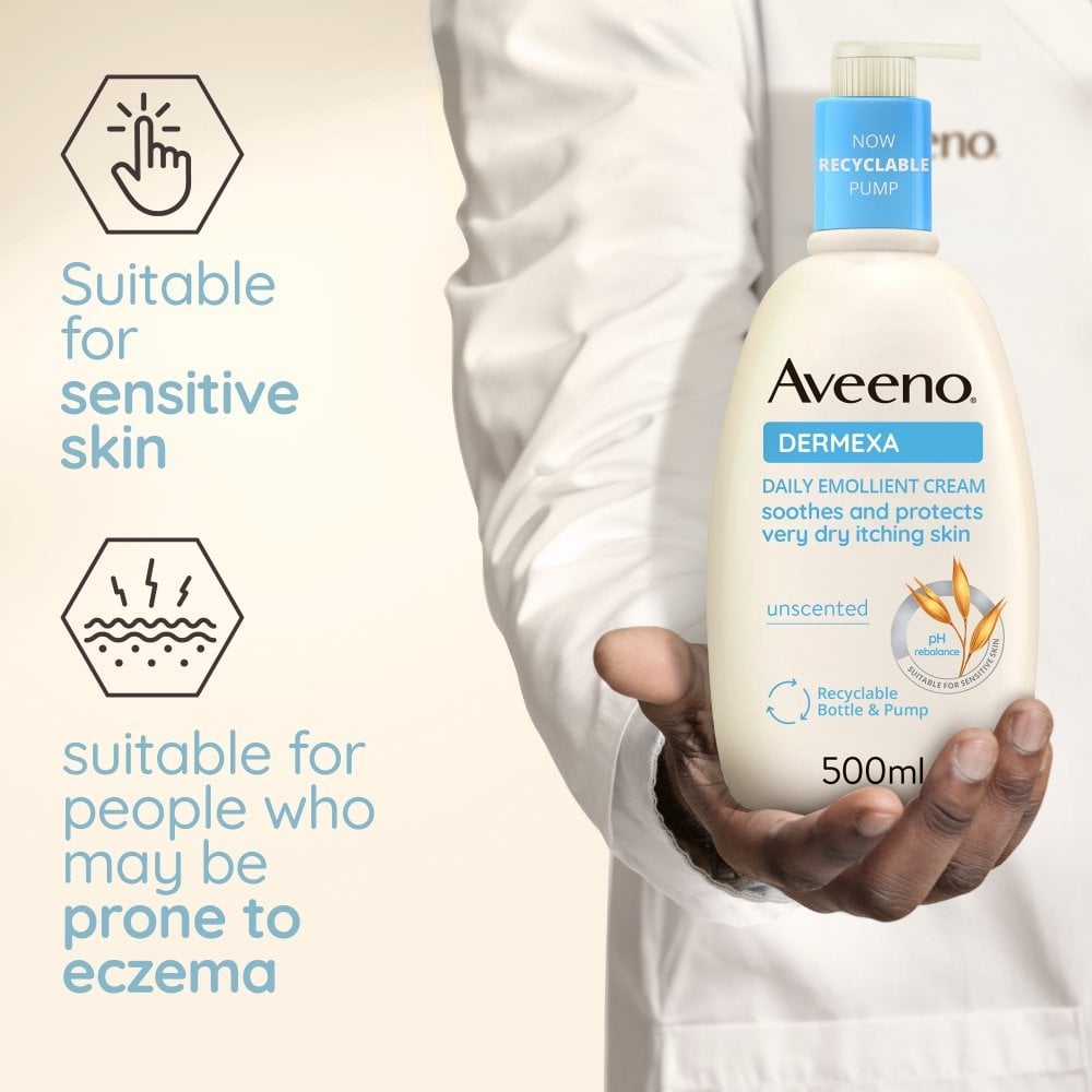 Aveeno Dermexa Daily Emollient Cream 500ml
