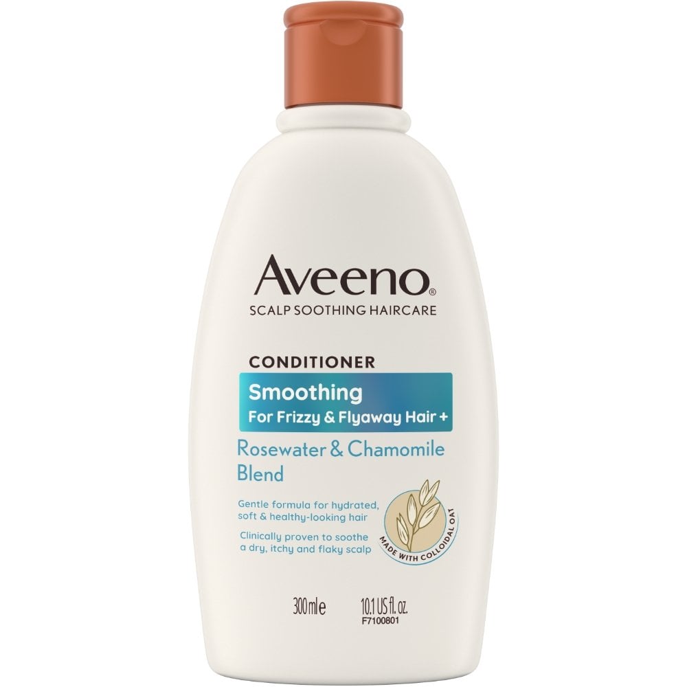 Aveeno Smoothing+ Rose Water & Chamomile Blend Conditioner 300ml