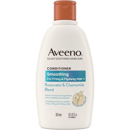 Aveeno Smoothing+ Rose Water & Chamomile Blend Conditioner 300ml