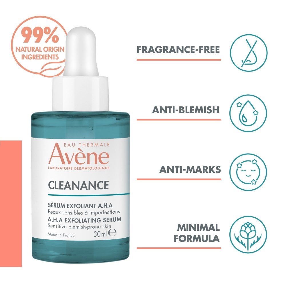 Avene Cleanance AHA Exfoliating Serum 30ml