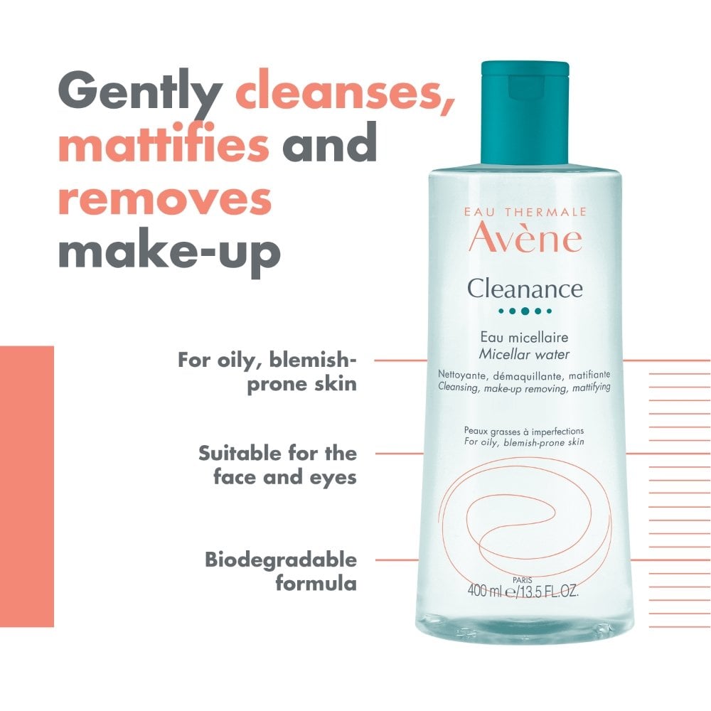 Avene Cleanance Micellar Water Cleanser 400ml