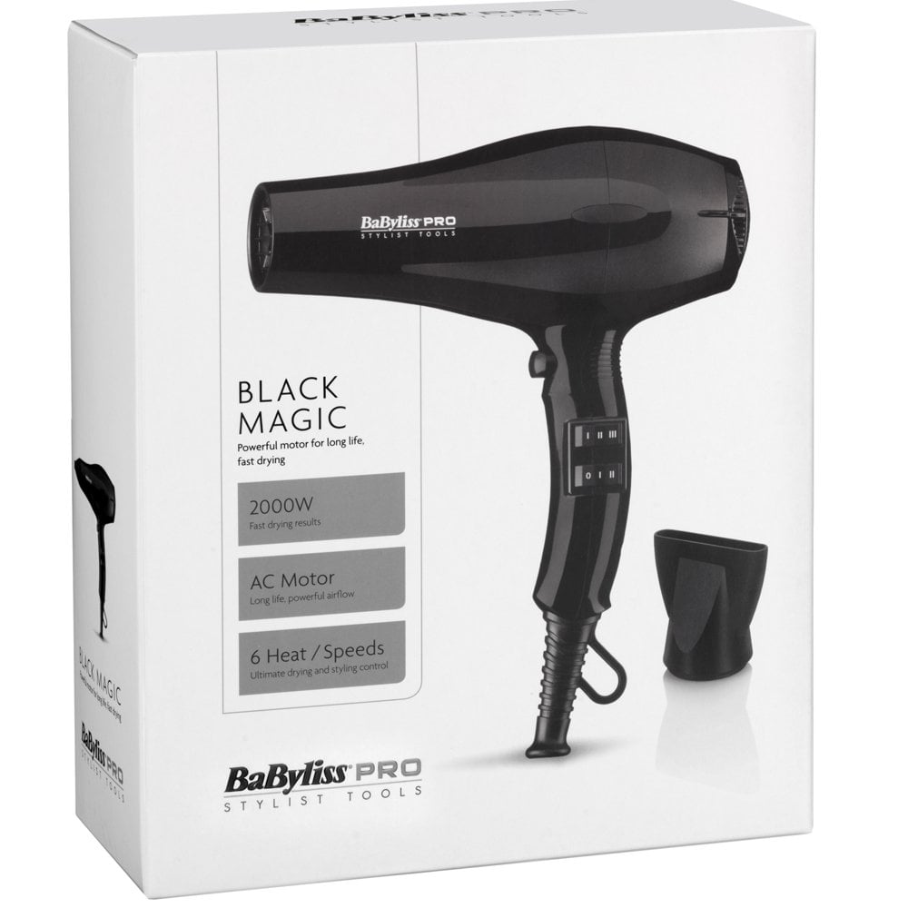 Babyliss Pro Black Magic 2000w Hair Dryer