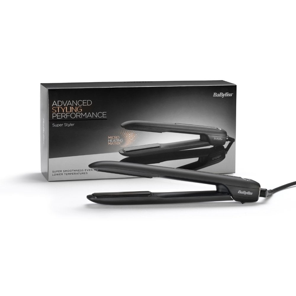 BaByliss Super Styler Hair Straightener Black 2485U