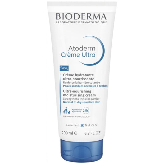 Bioderma Atoderm Ultra Nourishing Facial Moisturising Cream 200ml
