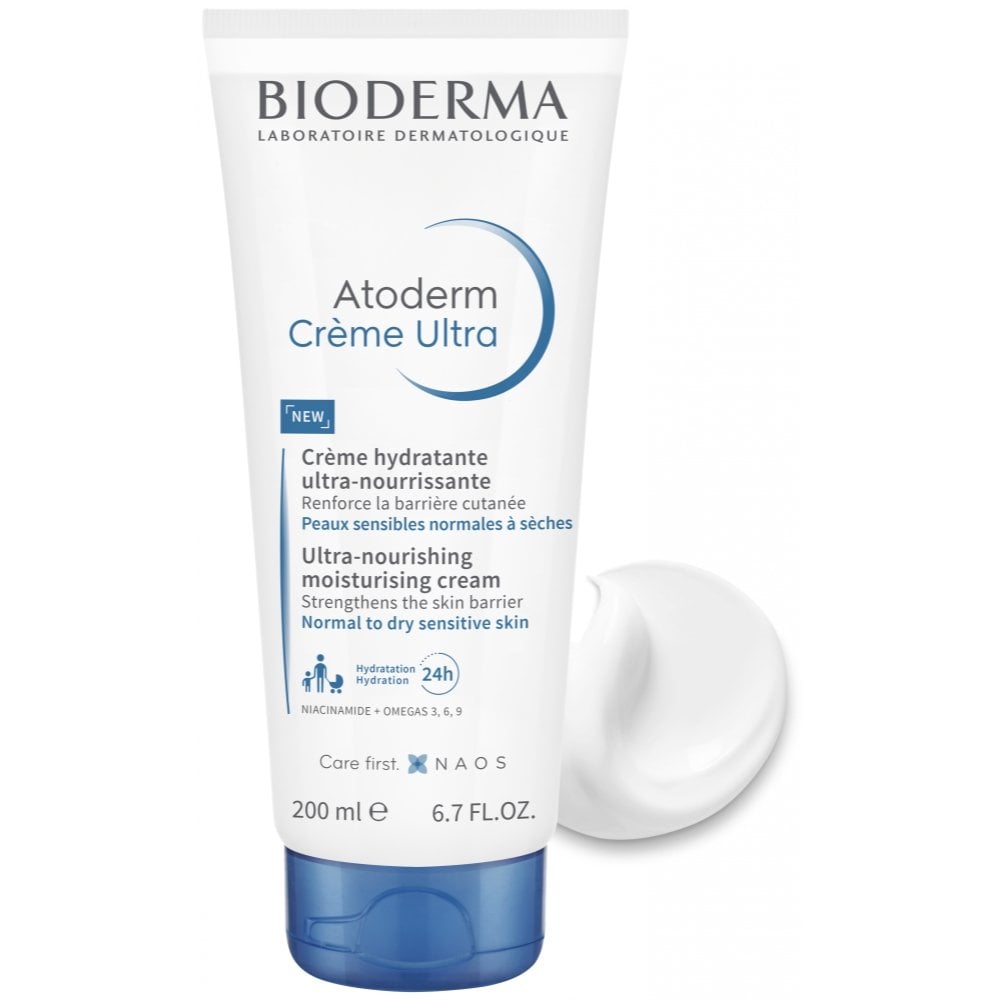 Bioderma Atoderm Ultra Nourishing Facial Moisturising Cream 200ml