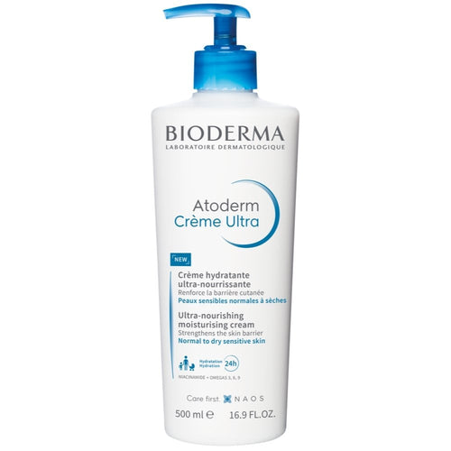 Bioderma Atoderm Ultra Nourishing Facial Moisturising Cream 500ml