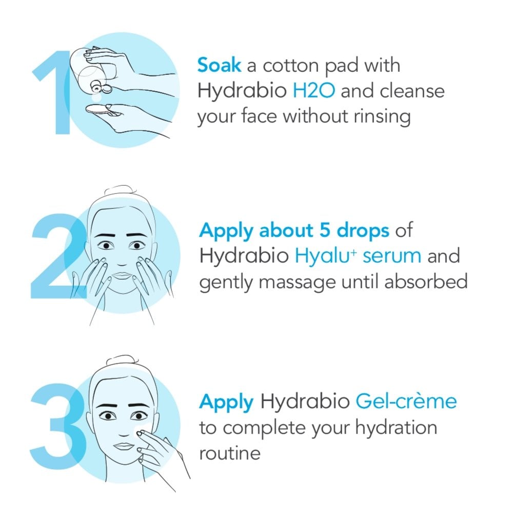 Bioderma Hydrabio Hyalu+ Serum Self-rehydrating Replumping Concentrate 30ml