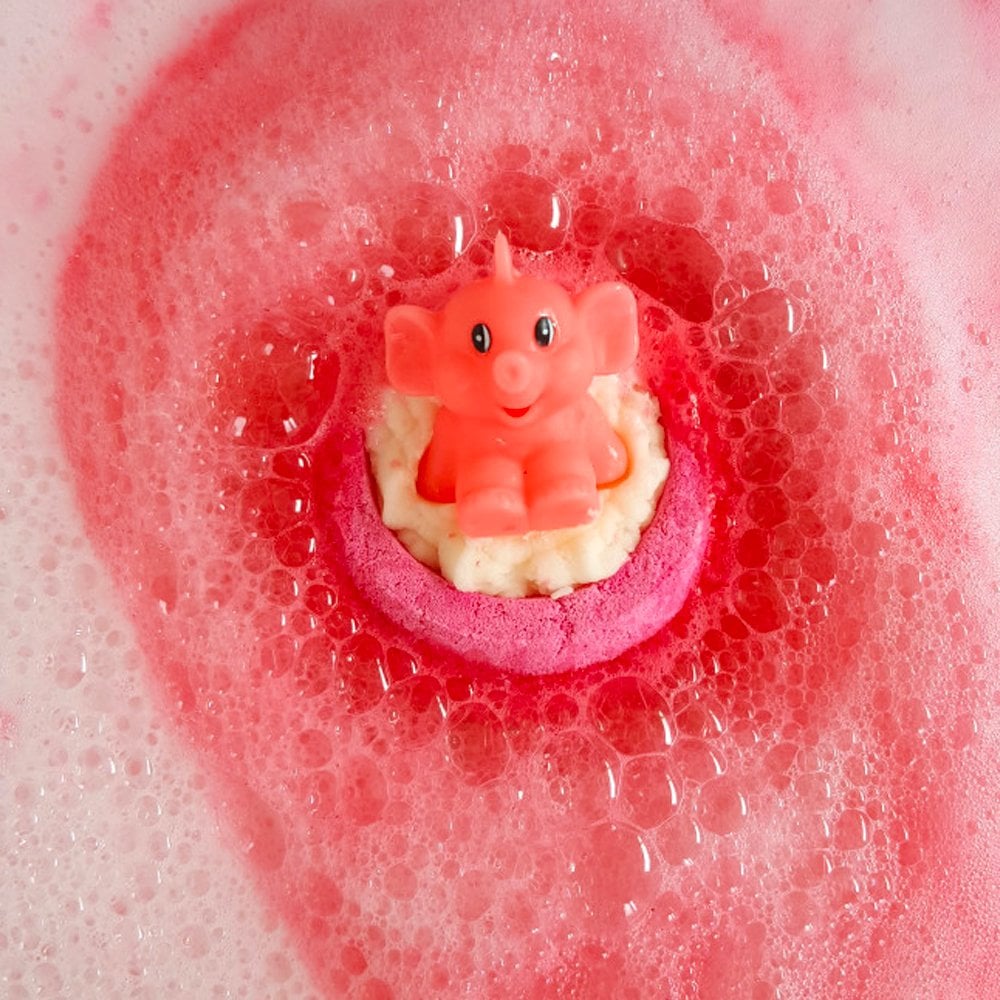 Bomb Cosmetics Pink Elephants & Lemonade Bath Bomb
