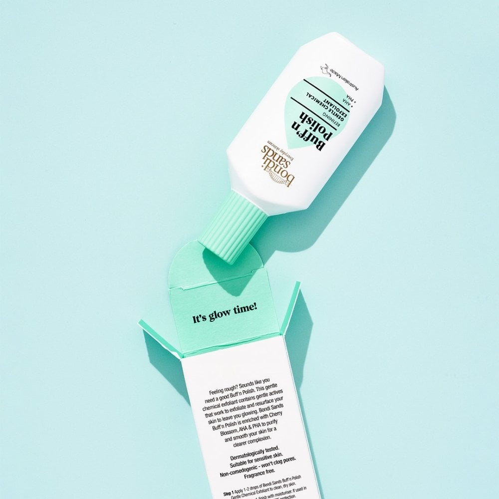 Bondi Sands Buff N Polish Refining Gentle AHA + PHA Chemical Exfoliant 30ml