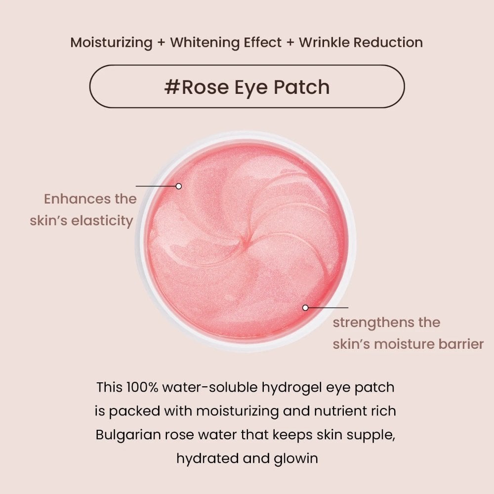 Heimish Bulgarian Rose Hydrogel Eye Patches x60
