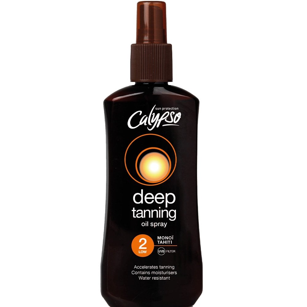Calypso Deep Tan Moisturising Tan Accelerator Oil Spray SPF2 200ml