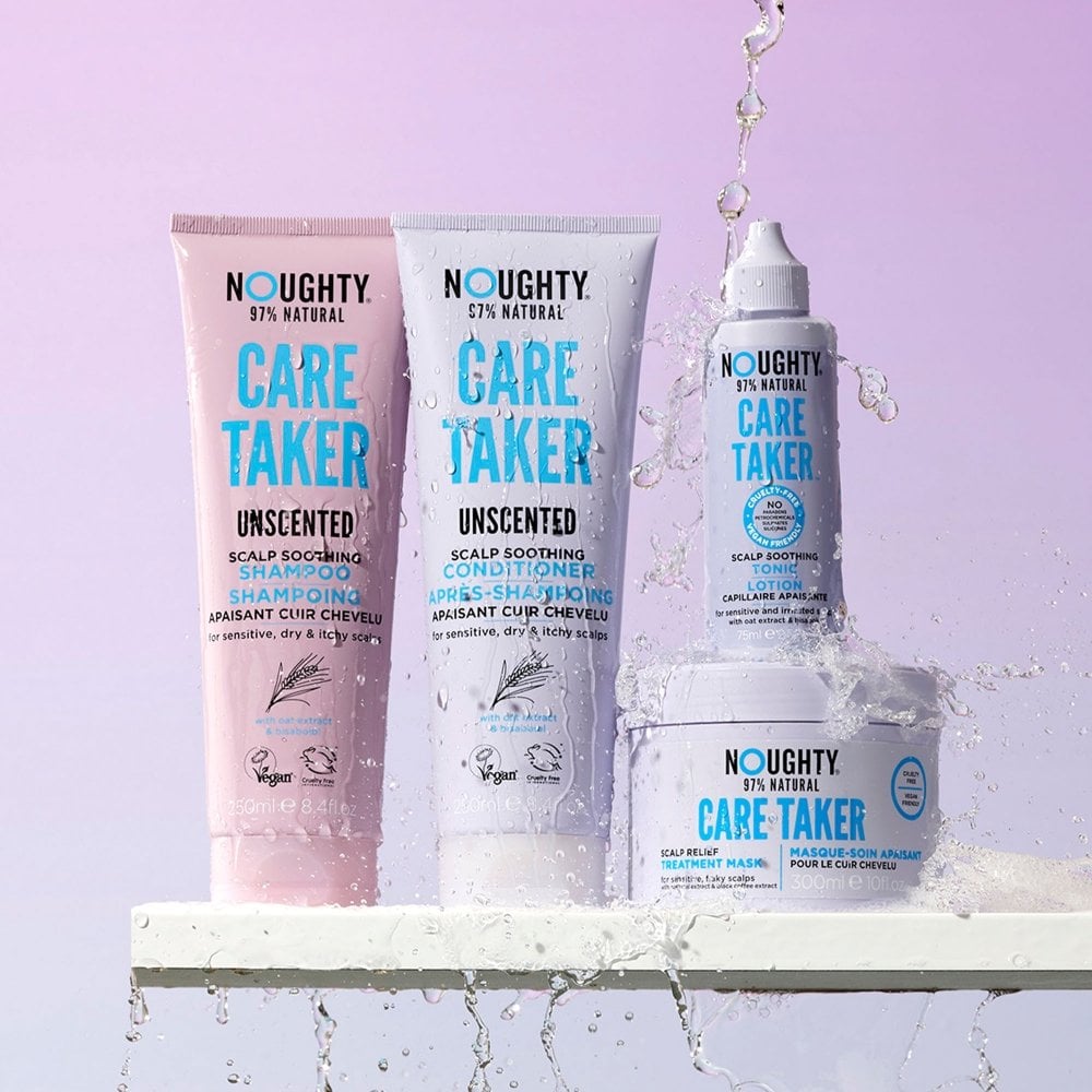 Noughty Care Taker Fragrance Free Scalp Soothing Shampoo & Conditioner Twin 2 x 250ml