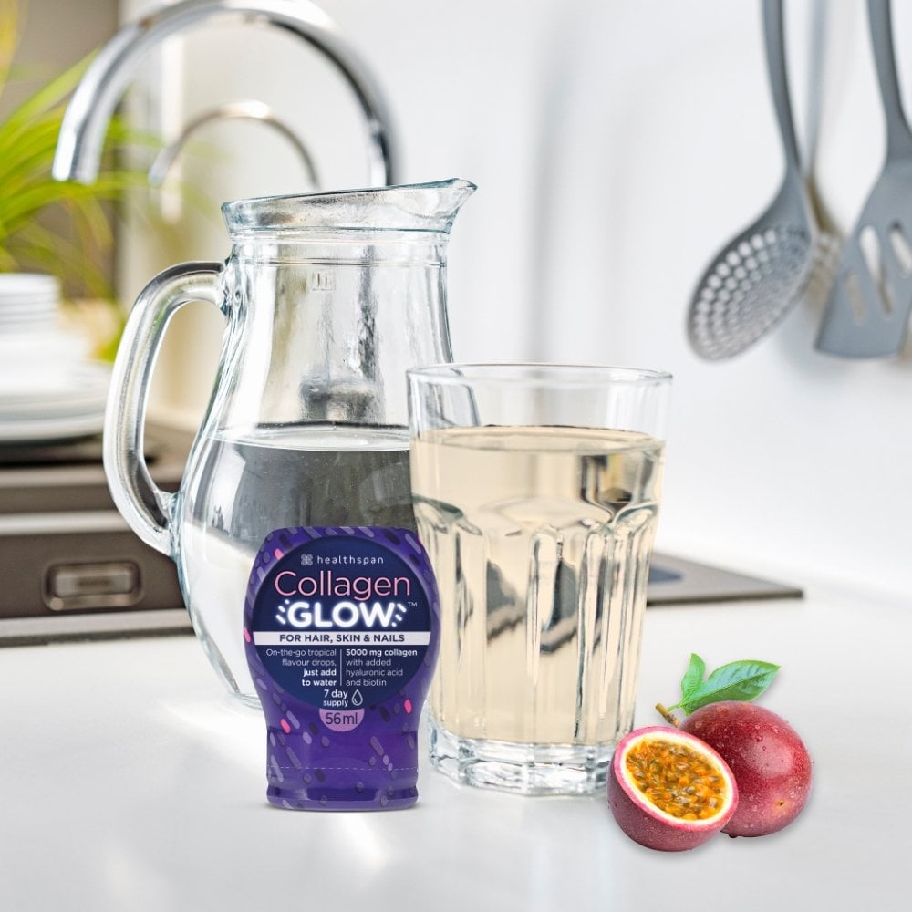 Healthspan Collagen Glow 5000mg for Hair, Skin, and Nails 14 Day Supply