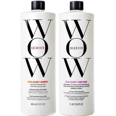 Color Wow Color Security Shampoo & Conditioner for Normal to Thick Colour-Treated Hair Twin 2 x 946ml