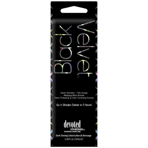 Devoted Creations Black Velvet Dark Tanning Accelerator Sachet 15ml