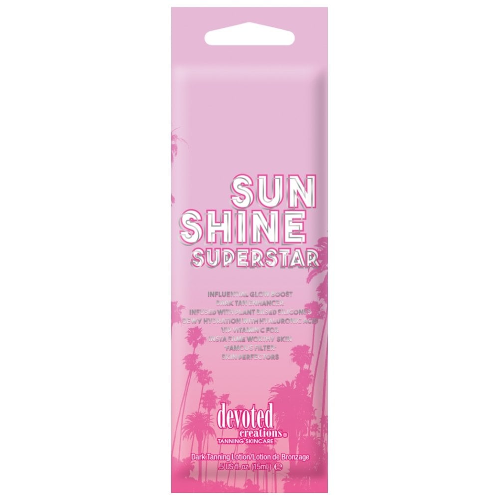 Devoted Creations Sunshine Superstar Dark Tanning Accelerator Sachet 15ml