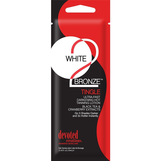 Devoted Creations White2Bronze Tingle Tanning Accelerator Sachet 15ml