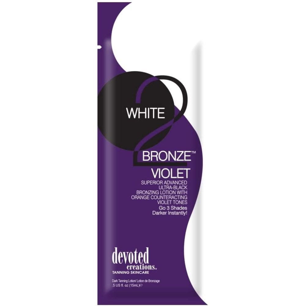 Devoted Creations White2Bronze Violet Tanning Accelerator Sachet 15ml