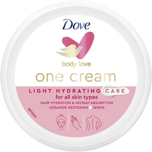 Dove Body Love Light Hydrating Care One Cream 250ml