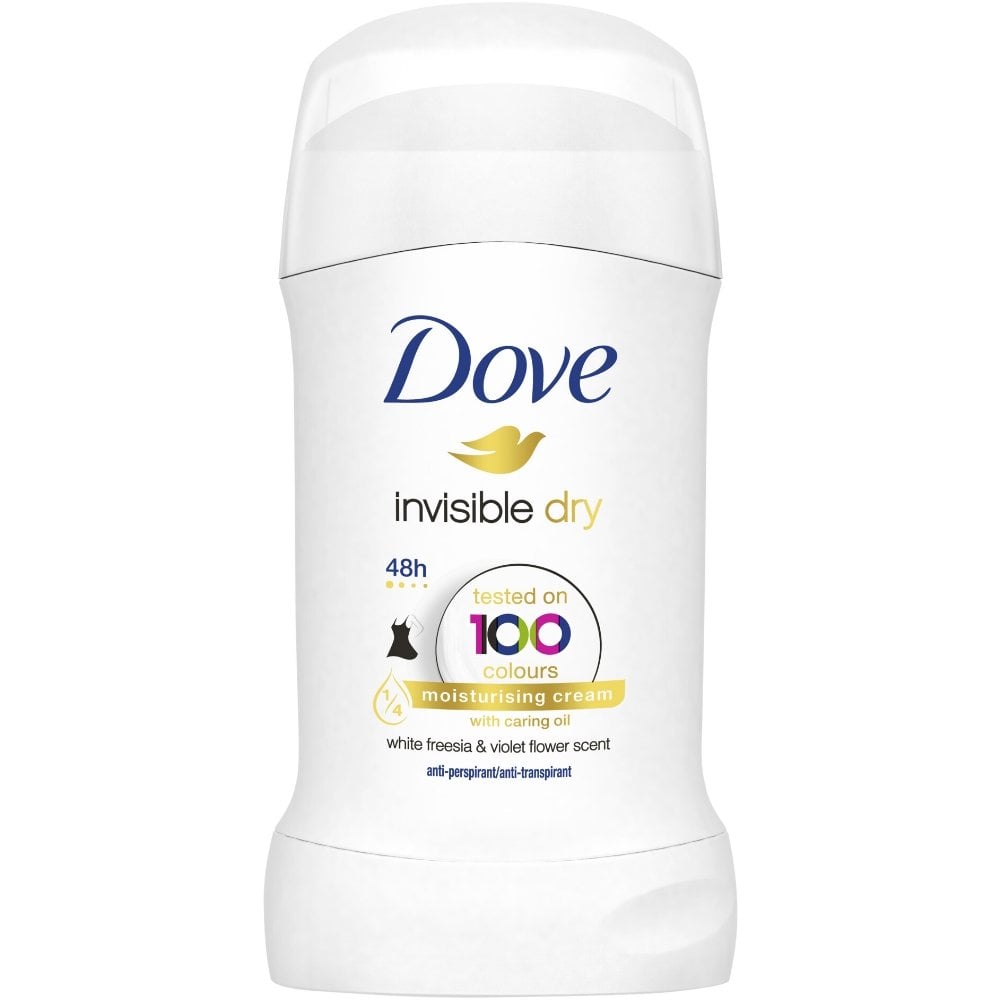 Dove Invisible Dry 48h White Freesia & Violet Flower Anti-Perspirant Deodorant Stick 40ml