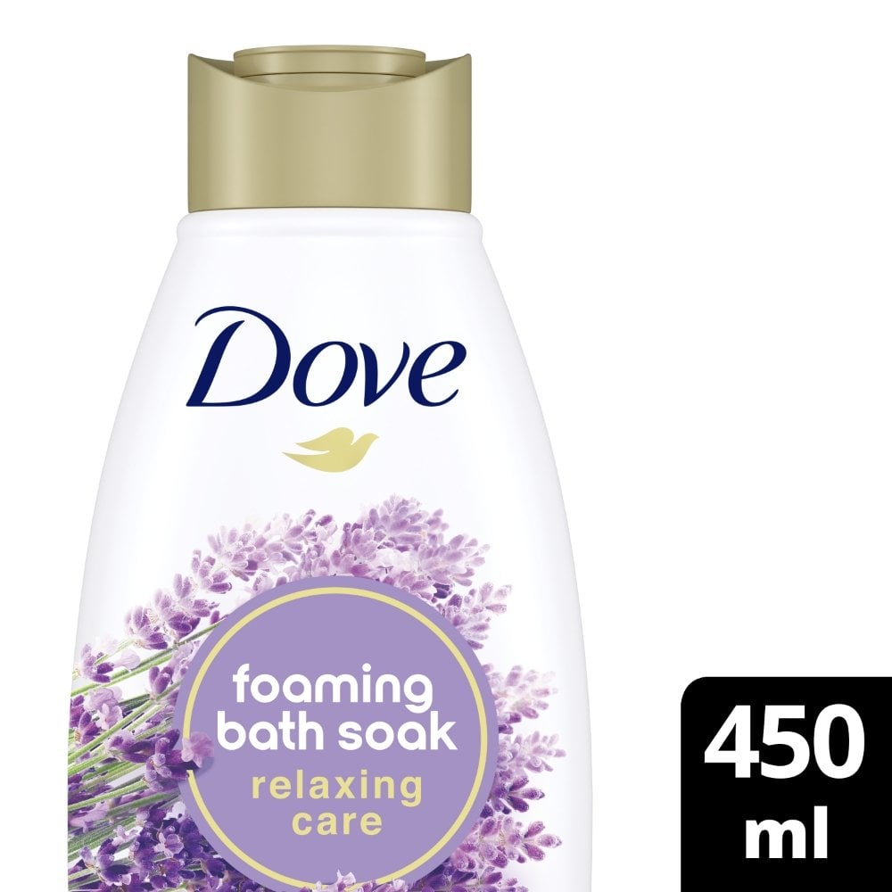 Dove Relaxing Care Foaming Bath Soak 450ml