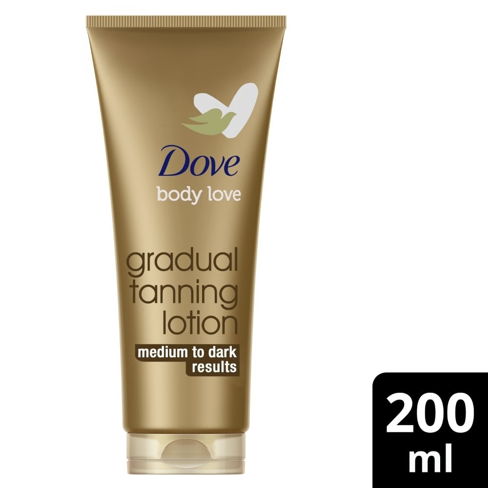 Dove Summer Revived Self Tanning Body Lotion Medium To Dark 200ml