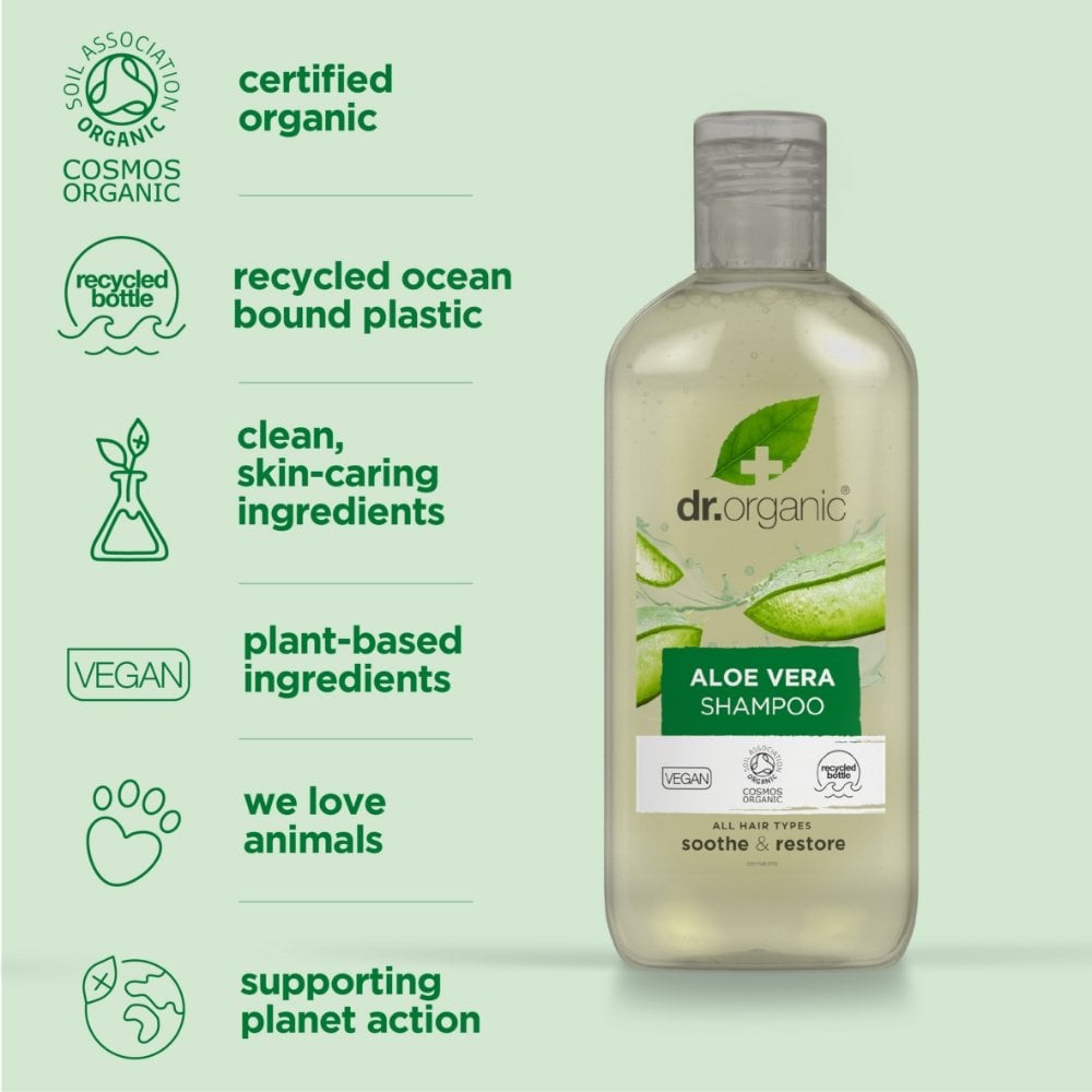 Dr. Organic Aloe Vera Shampoo 265ml