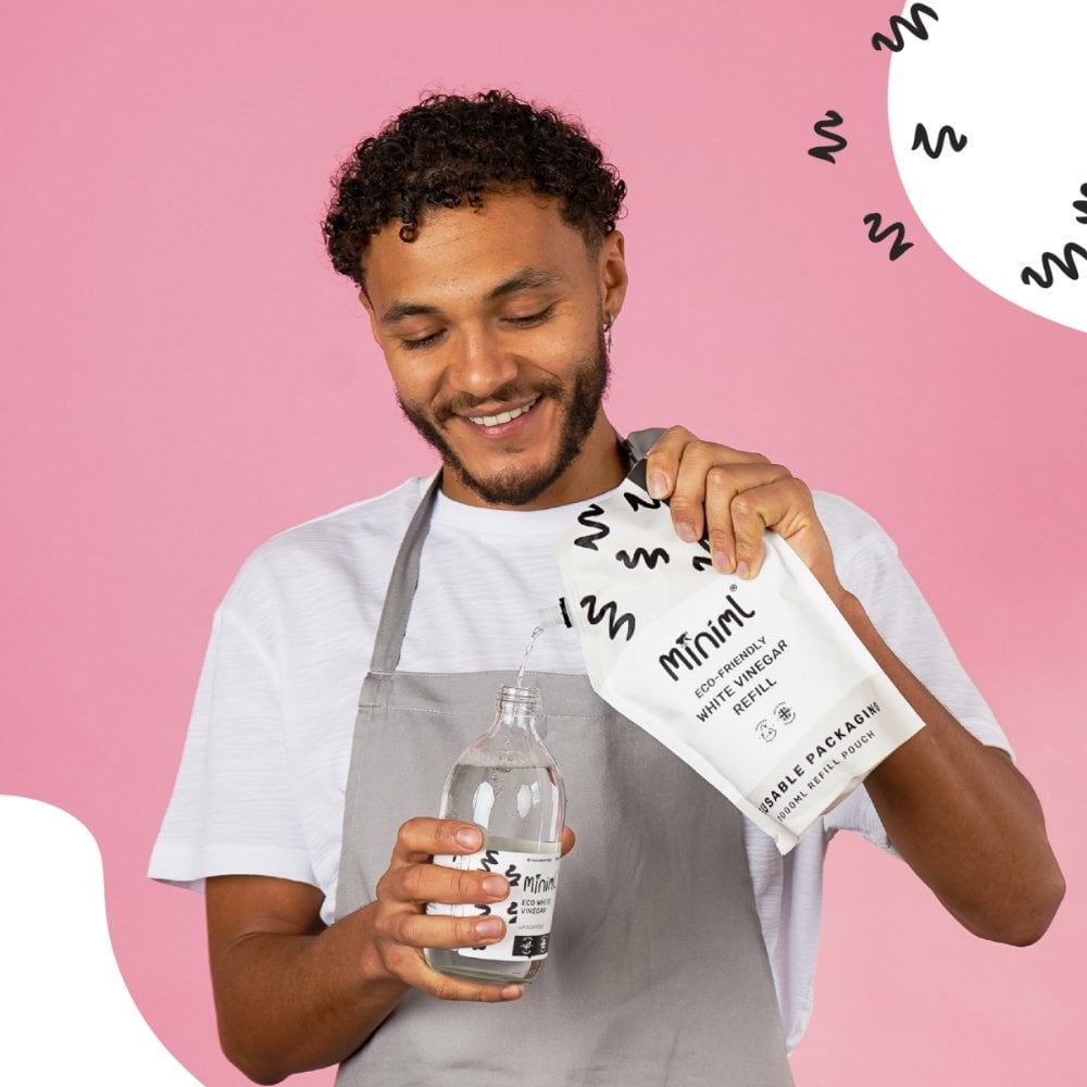 Miniml Eco-Friendly White Vinegar Unscented Refill Pouch 1000ml