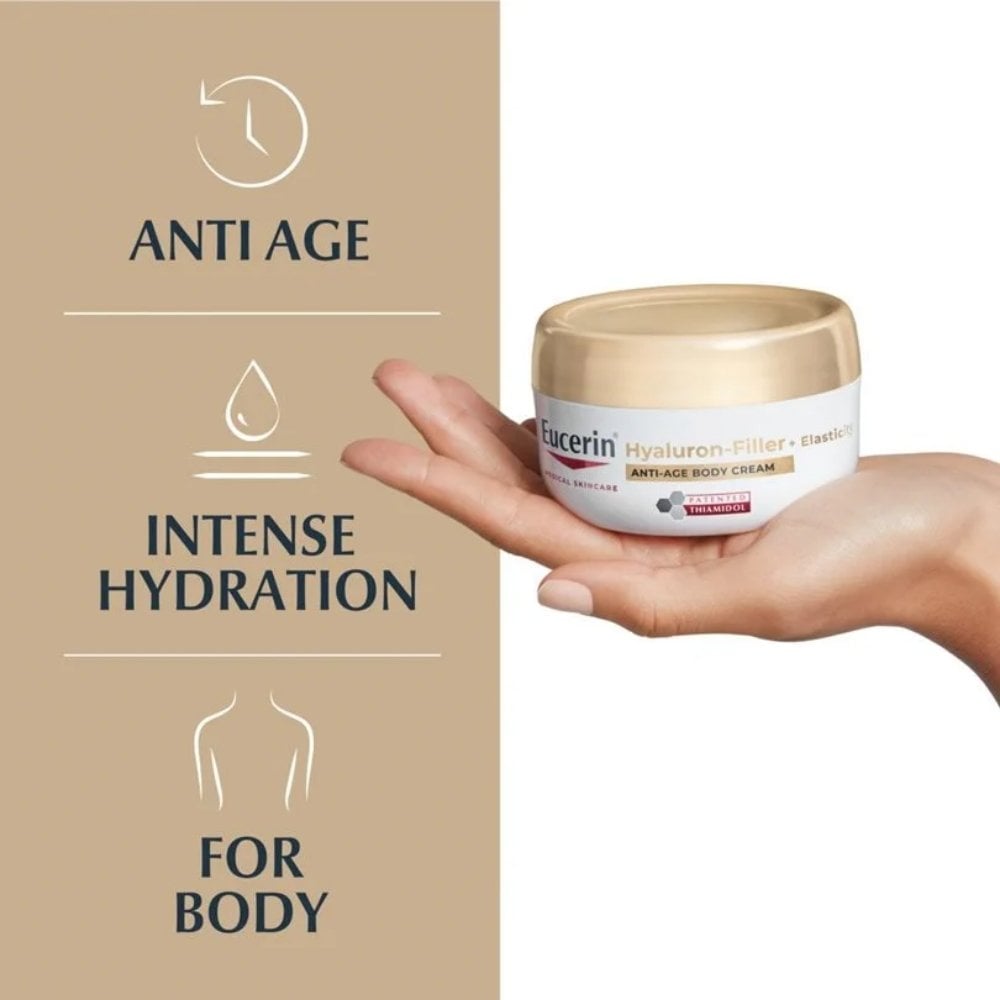 Eucerin Hyaluron Filler & Elasticity Anti-Ageing Body Cream 200ml