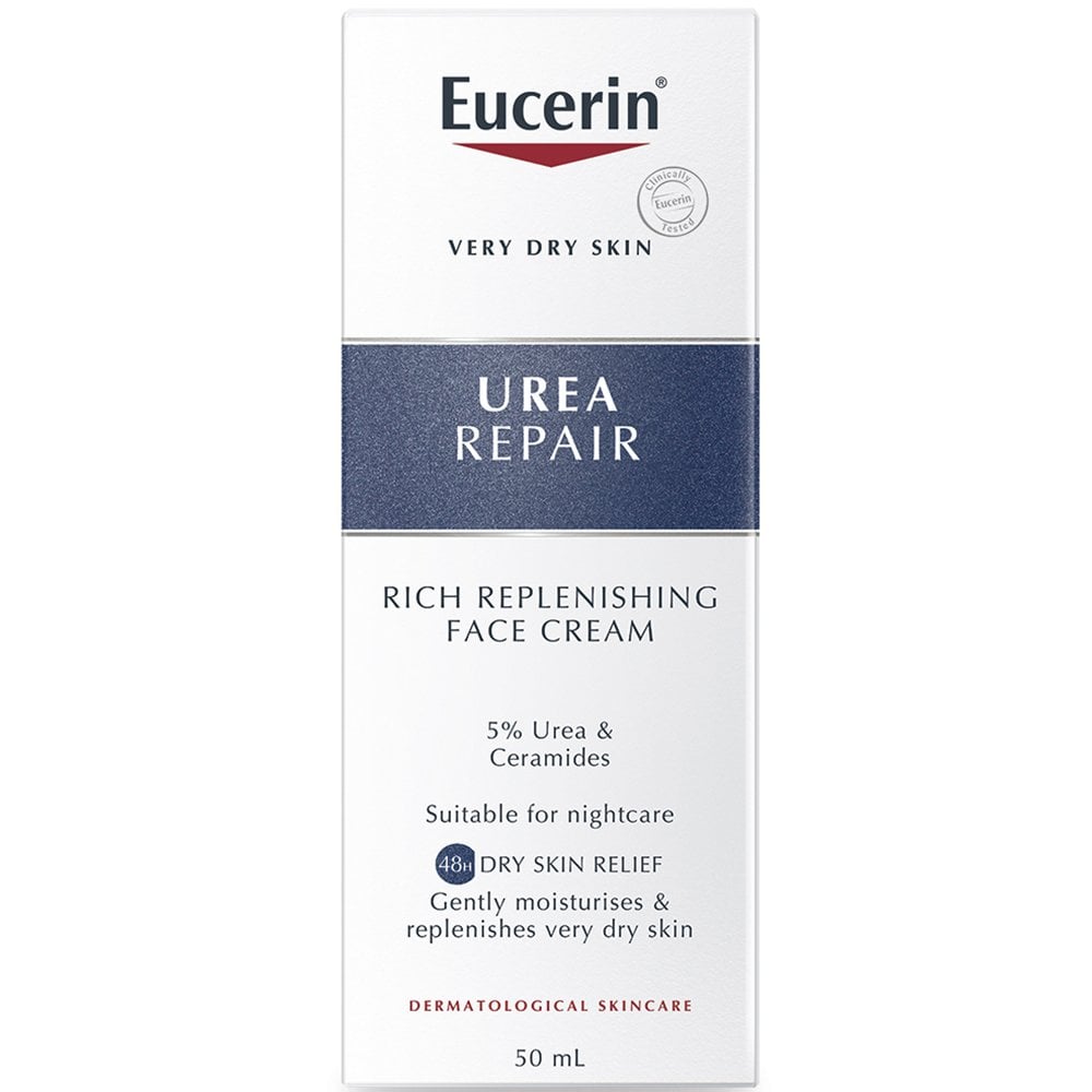 Eucerin Urea Repair 5% Urea Rich Replenishing Face Cream 50ml