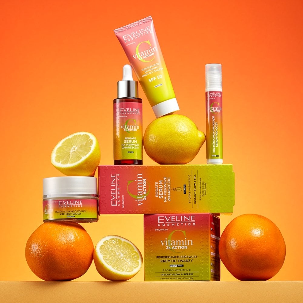 Eveline Cosmetics Vitamin C 3x Action Roll-On Eye Serum 15ml