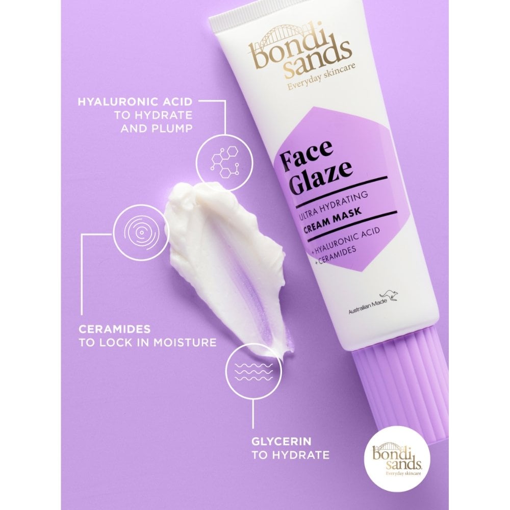 Bondi Sands Face Glaze Ultra Hydrating Cream Mask 75ml