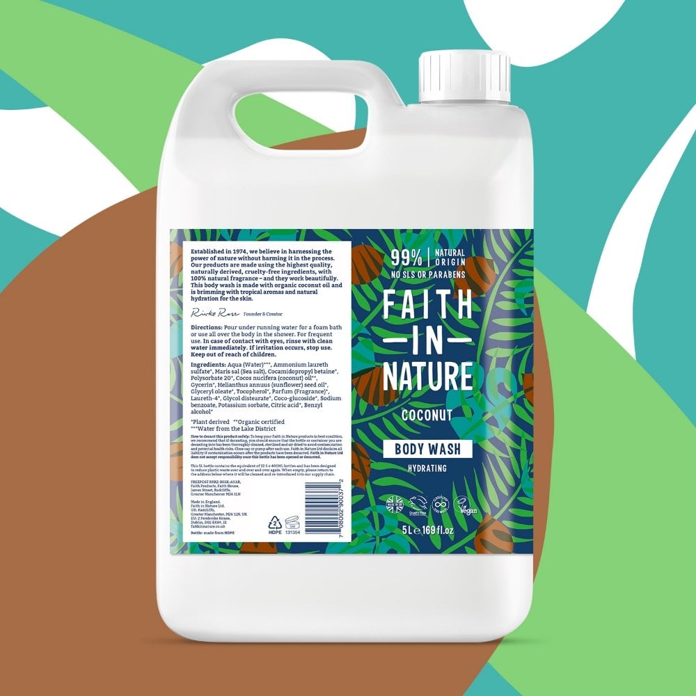 Faith In Nature Coconut Body Wash 5000ml