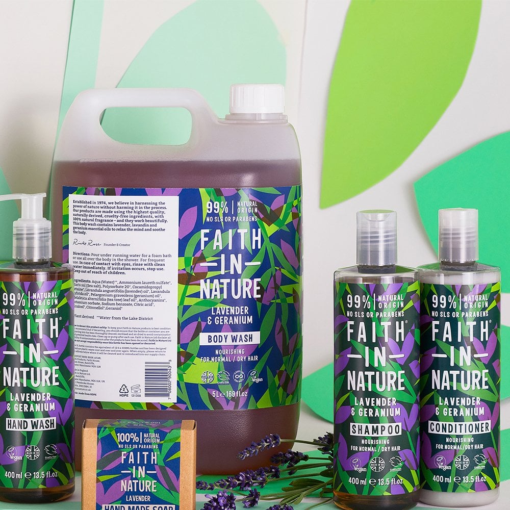 Faith In Nature Lavender & Geranium Shampoo Bar 85g